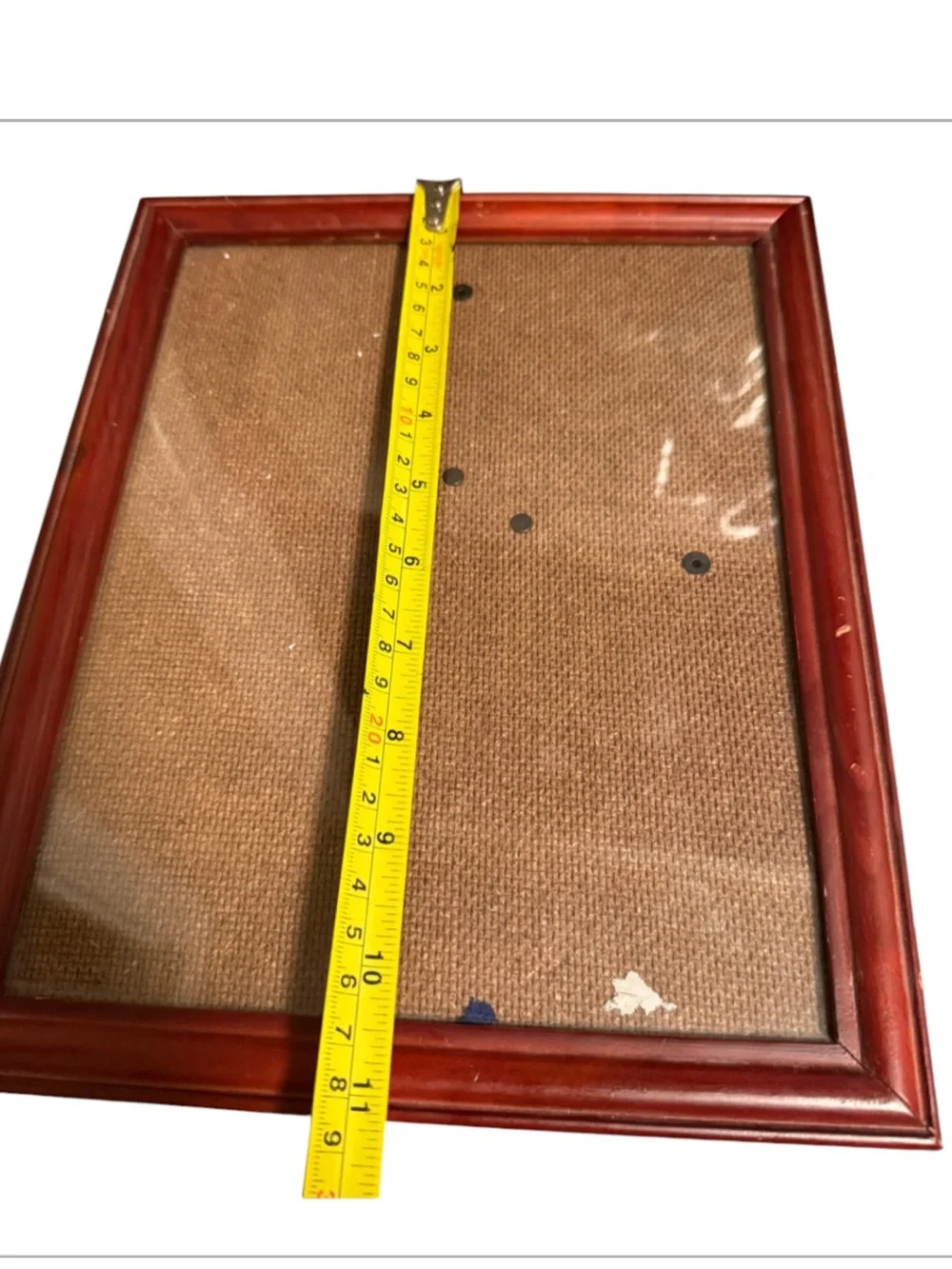 Red Wood-Frame Cork Board - Home Accents